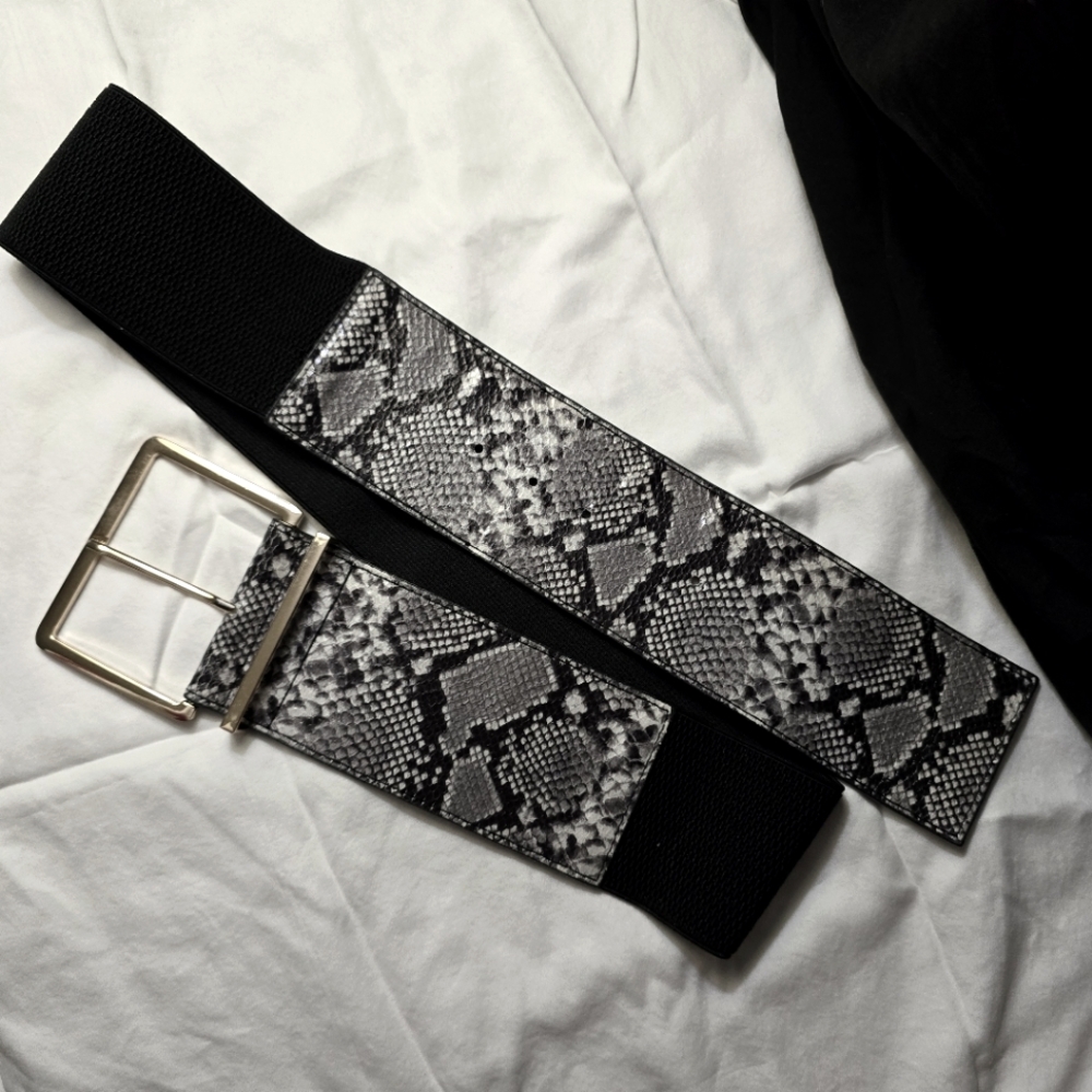 Women's Snake Print Belt